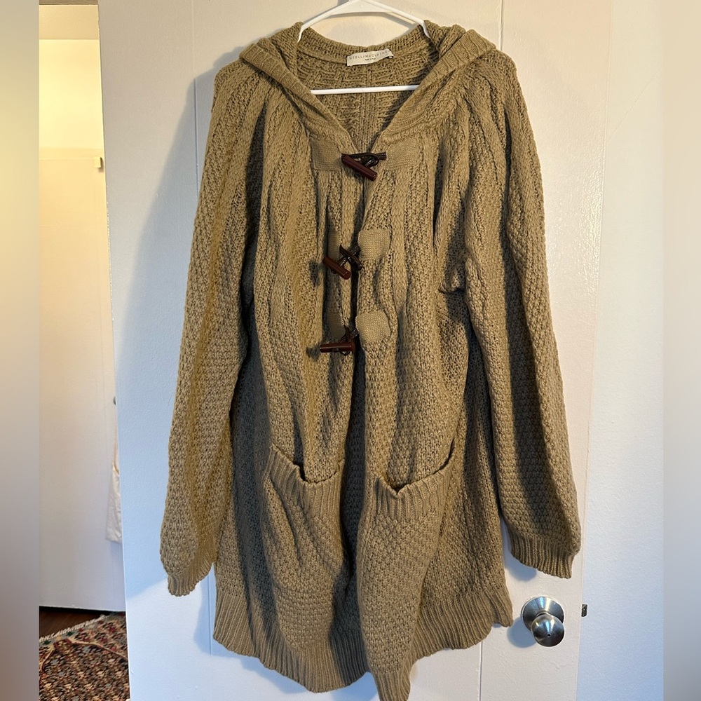 Stella McCartney Oversized Wool Cardigain